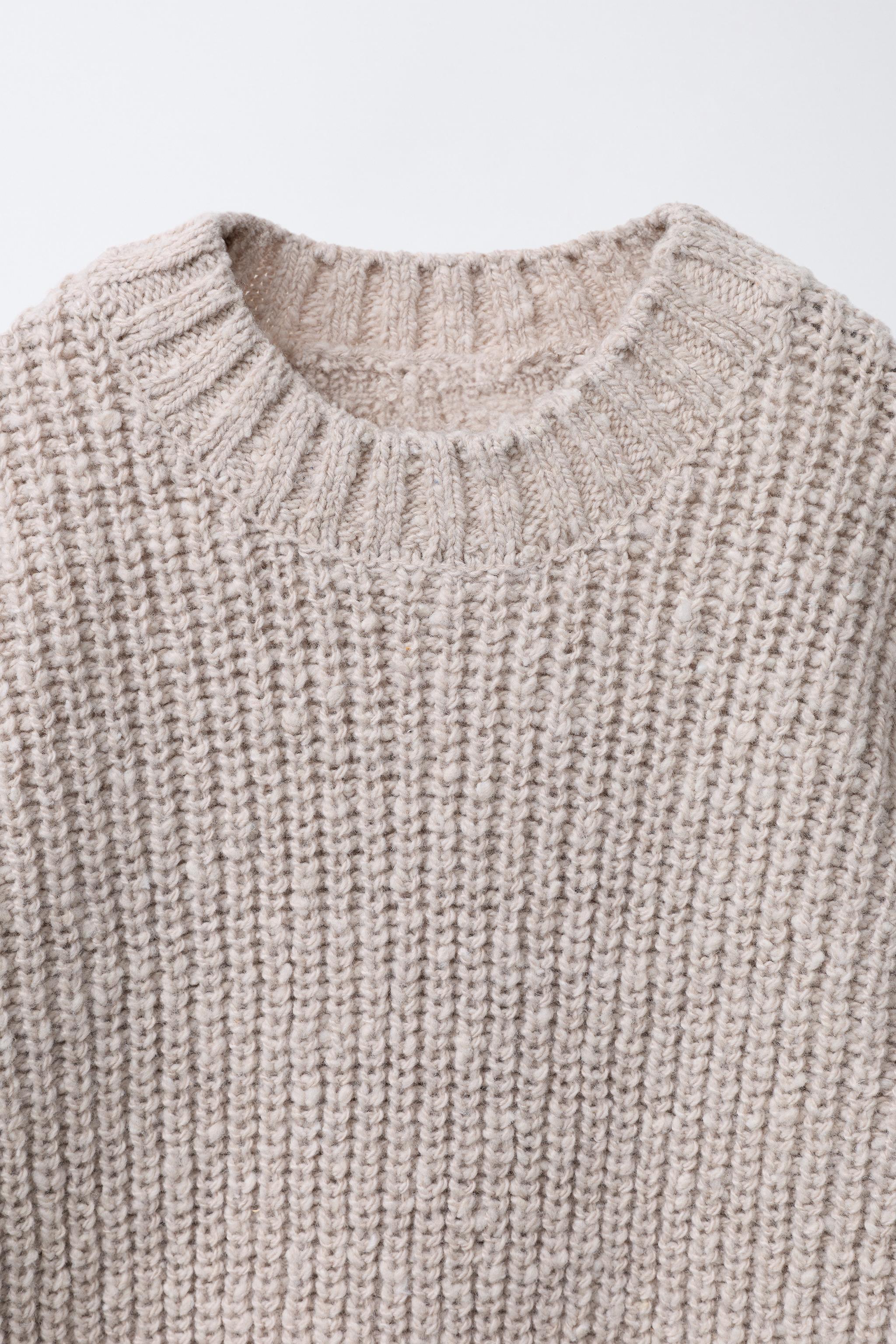 CHUNKY KNIT JUMPER WITH WOOL